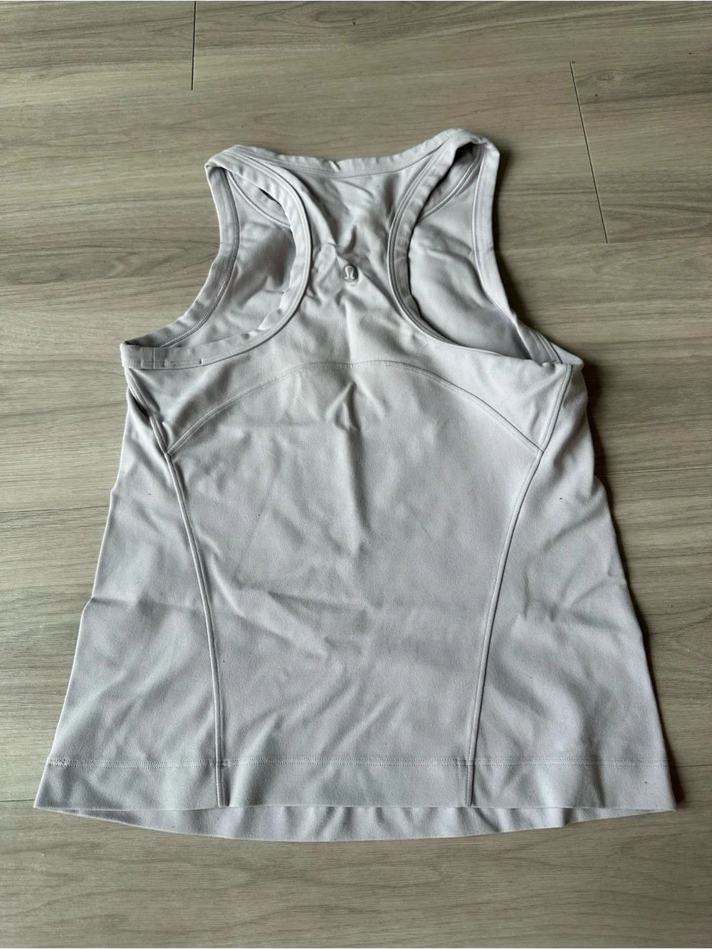 Lululemon Align Waist Length Racer Back Tank Top Size 4 in light purple